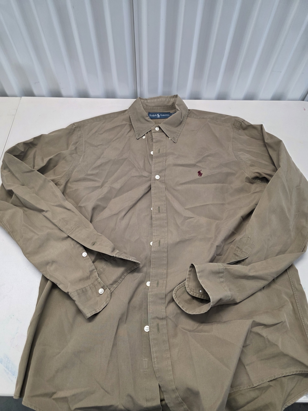 Ralph Lauren Button Down Shirt Men's Size Large